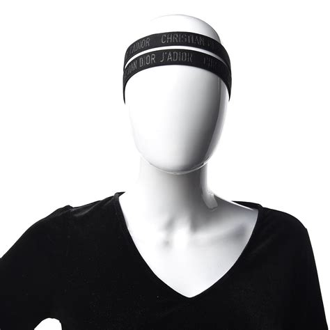 dior headband black